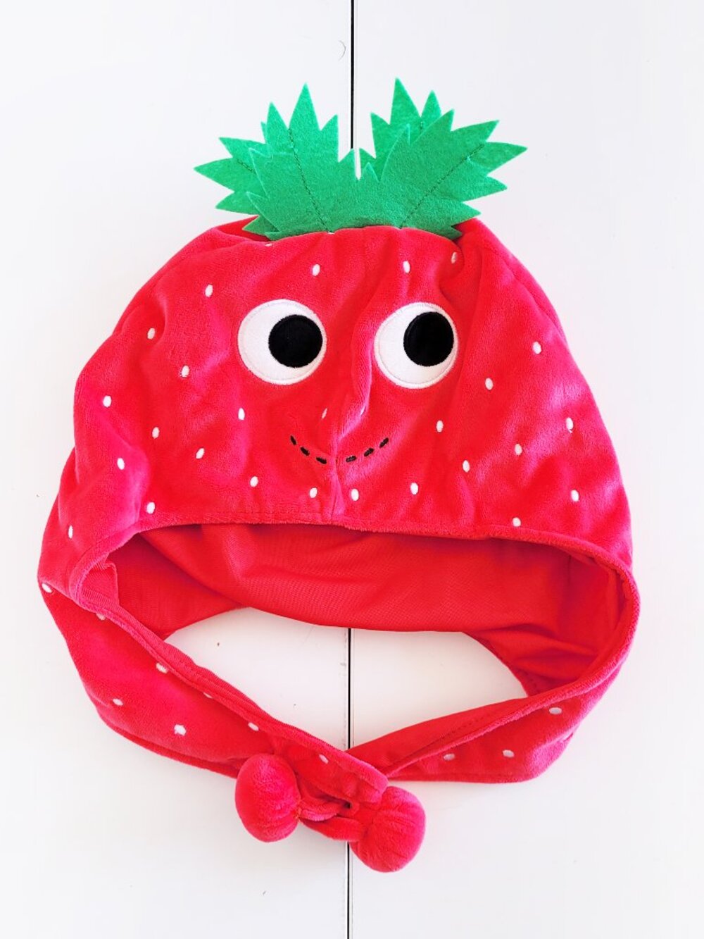 Yummy World Strawberry Tuque Hat - OS